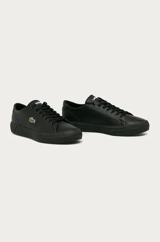 Lacoste - Δερμάτινα παπούτσια Gripshot μαύρο
