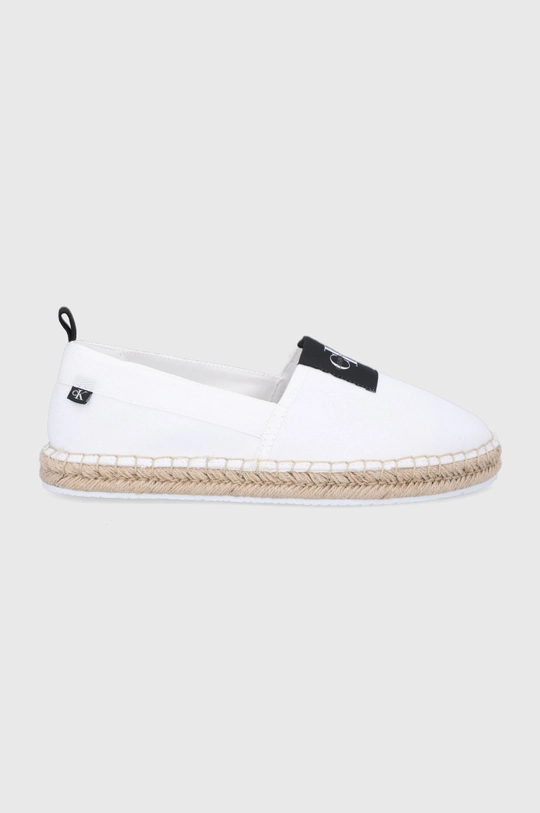 biały Calvin Klein Jeans Espadryle YM0YM00070YAF Męski