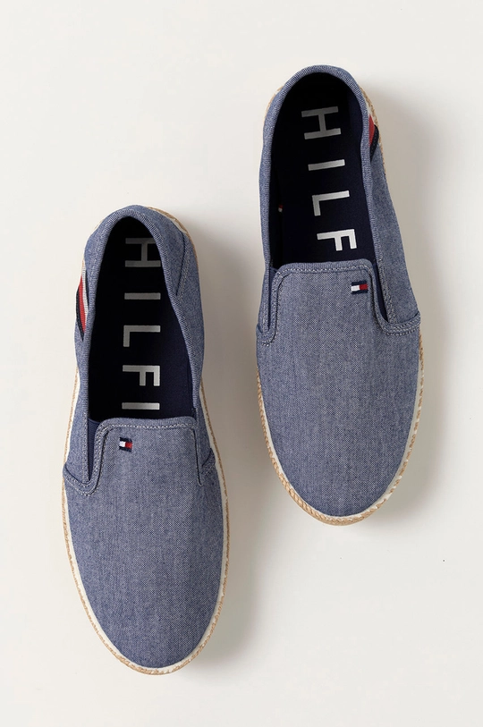 niebieski Tommy Hilfiger Espadryle