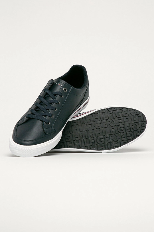 granatowy Tommy Hilfiger - Buty skórzane FM0FM03393