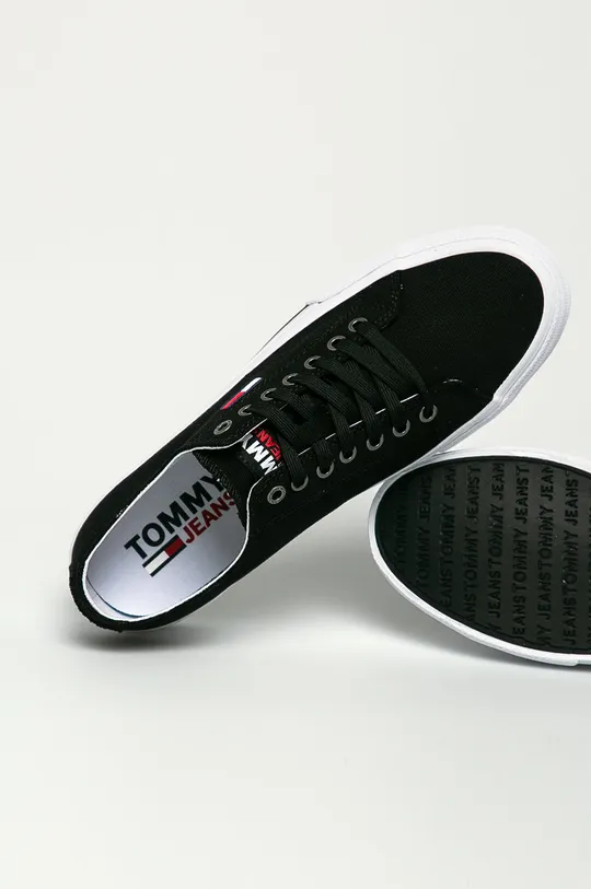 czarny Tommy Jeans - Tenisówki EM0EM00659