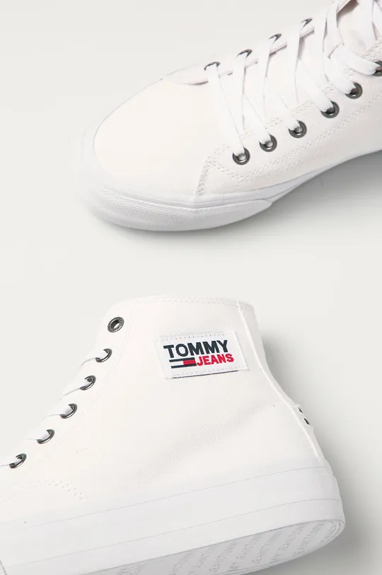 λευκό Tommy Jeans - Πάνινα παπούτσια