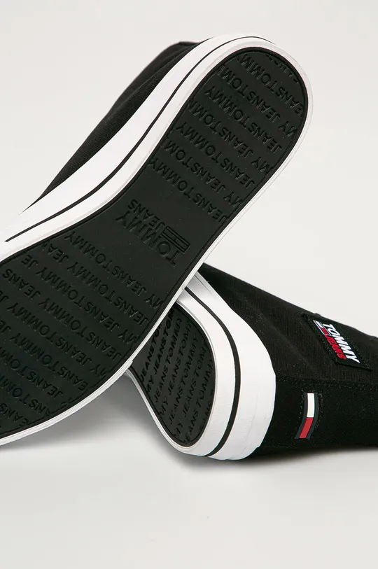 μαύρο Tommy Jeans - Πάνινα παπούτσια