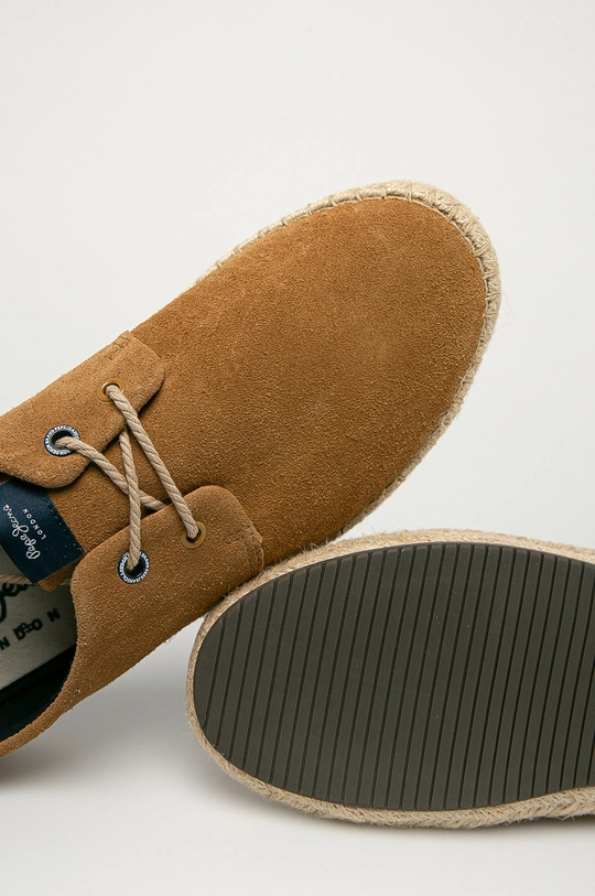 hnedá Pepe Jeans - Espadrilky Tourist C-Smart