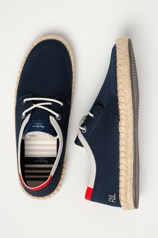 granatowy Pepe Jeans - Espadryle Tourist Sailor Knit