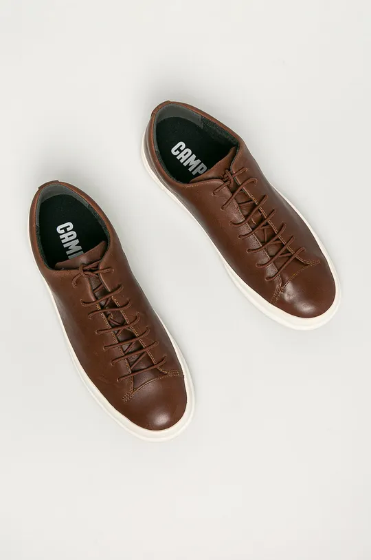 коричневий Camper - Шкіряні черевики Chasis