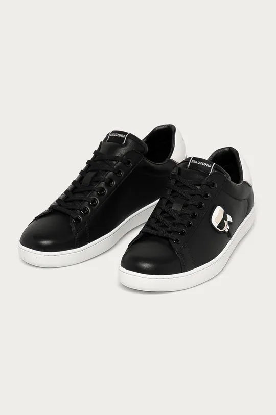 Karl Lagerfeld - Kožne cipele crna