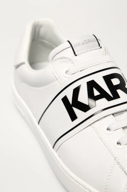 белый Karl Lagerfeld - Кожаные Кроссовки