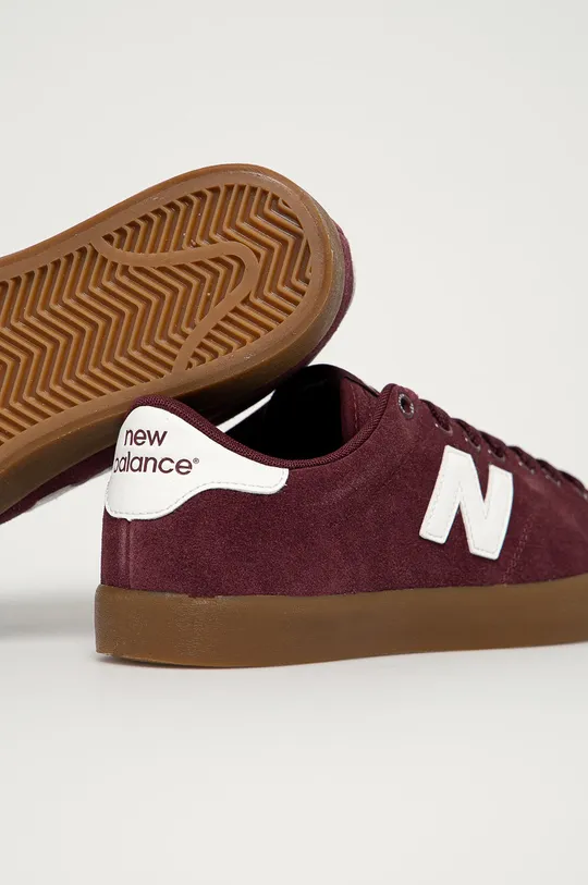 Kožené tenisky New Balance AM210BYG  Zvršok: Semišová koža Vnútro: Textil Podrážka: Syntetická látka