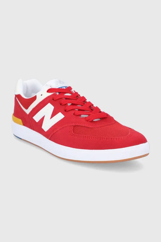 Topánky New Balance AM574RWY červená