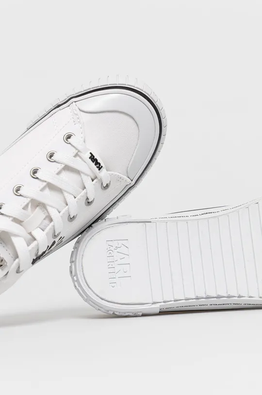 λευκό Πάνινα παπούτσια Karl Lagerfeld