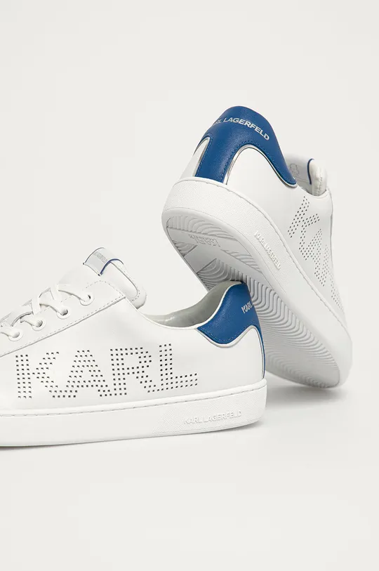 Kožená obuv Karl Lagerfeld  Zvršok: Prírodná koža Vnútro: Syntetická látka Podrážka: Syntetická látka