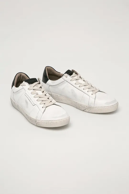 AllSaints - Шкіряні черевики Sheer білий