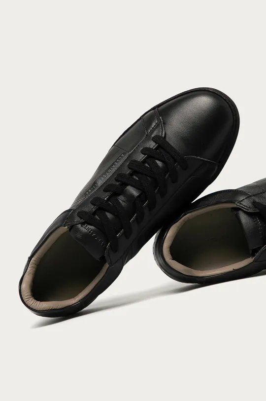 čierna AllSaints - Kožená obuv Sheer