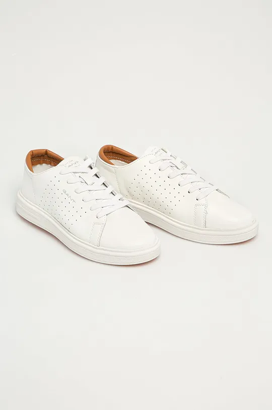 Gant - Шкіряні черевики Fairville білий