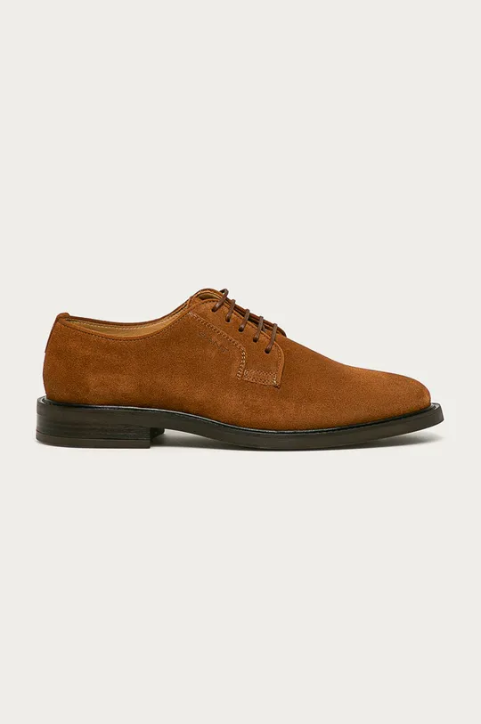 коричневий Gant - Замшеві туфлі St Akron Чоловічий
