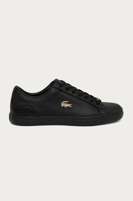 czarny Lacoste Buty skórzane 741CMA0015.02H Męski