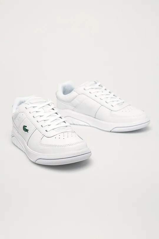 Lacoste - Bőr cipő Game Advance fehér