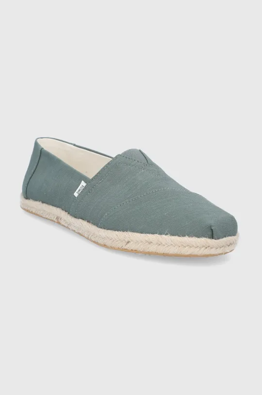 Espadrilky Toms Alpargata Rope zelená