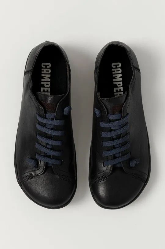 μαύρο Δερμάτινα παπούτσια Camper