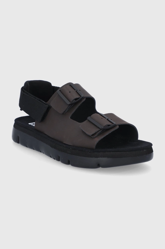 Δερμάτινα σανδάλια Camper ORUGA SANDAL καφέ