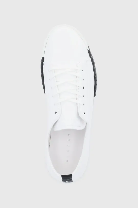 biały Sisley Buty skórzane