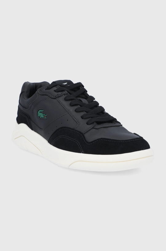 Lacoste Buty skórzane Game Advance 741SMA0015 czarny