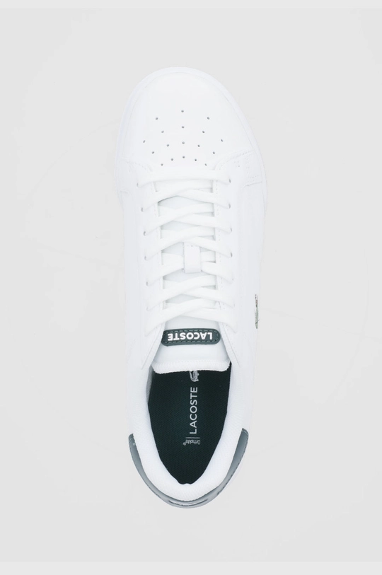 biały Lacoste Buty skórzane Twin Serve 741SMA0083