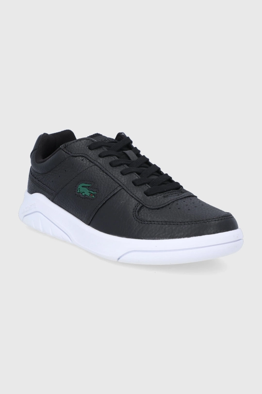 Lacoste Buty skórzane Game Advance 741SMA0087 czarny