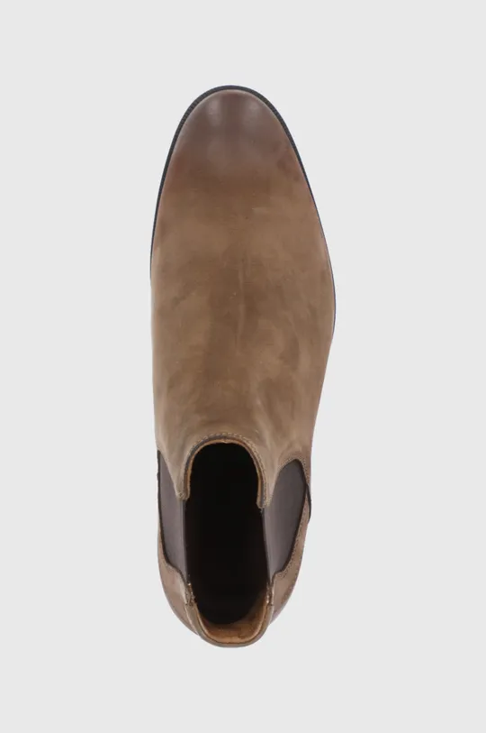 barna Aldo magasszárú cipő velúrból Kindarumflex