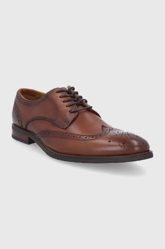 Шкіряні туфлі Aldo Larethienflex коричневий