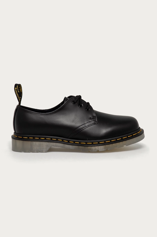 fekete Dr. Martens bőr félcipő Uniszex