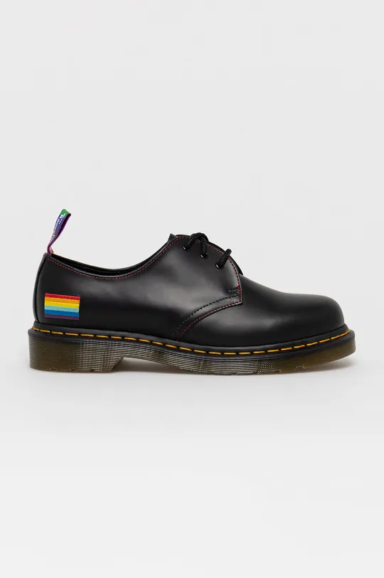 μαύρο Δερμάτινα κλειστά παπούτσια Dr. Martens 1461 For Pride Unisex
