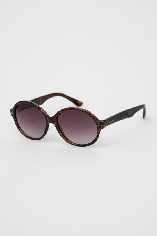 brązowy Pepe Jeans Okulary przeciwsłoneczne Tortoise Rounded Damski