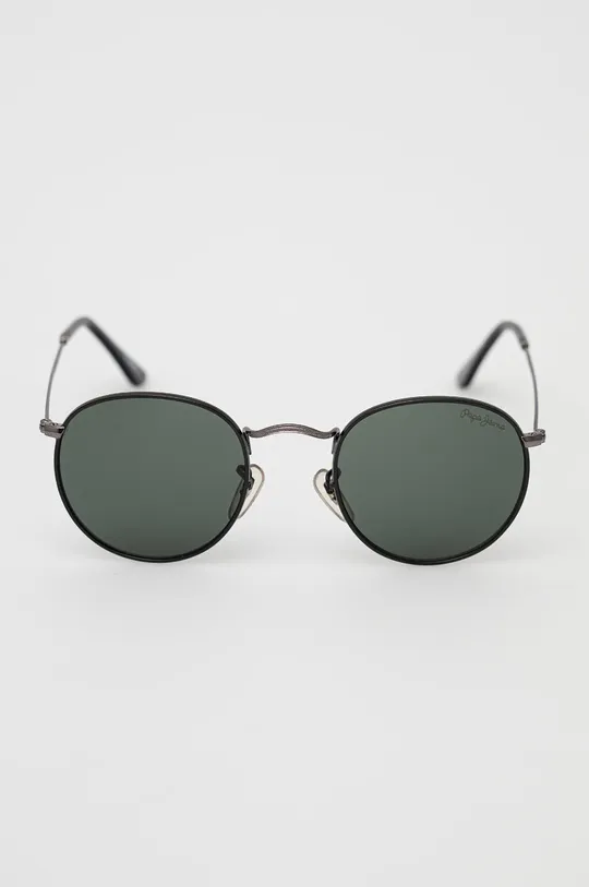 Pepe Jeans Okulary przeciwsłoneczne Rounded Slim Frame czarny