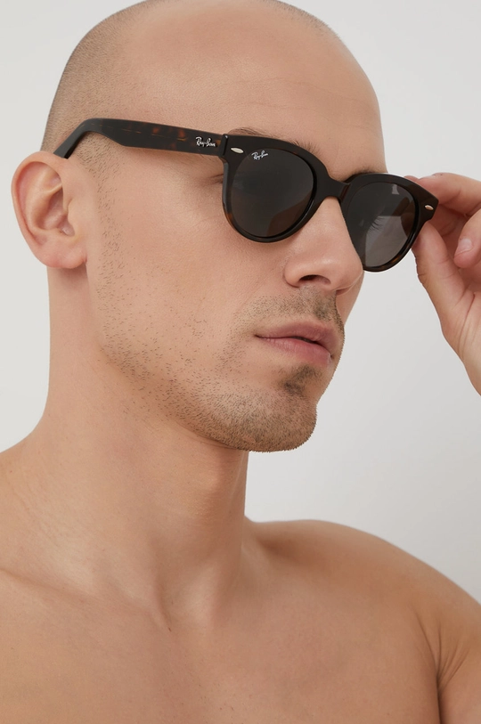 Ray-Ban okulary przeciwsłoneczne ORION brązowy