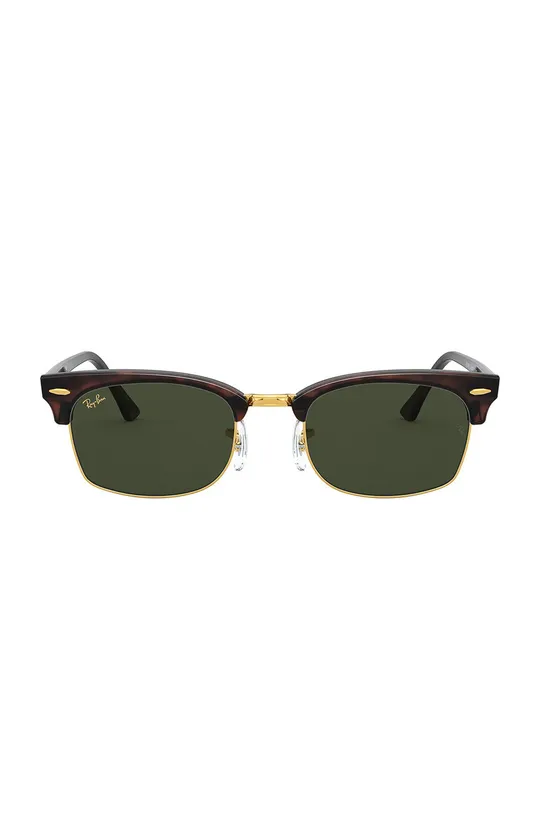 brązowy Ray-Ban okulary przeciwsłoneczne CLUBMASTER SQUARE