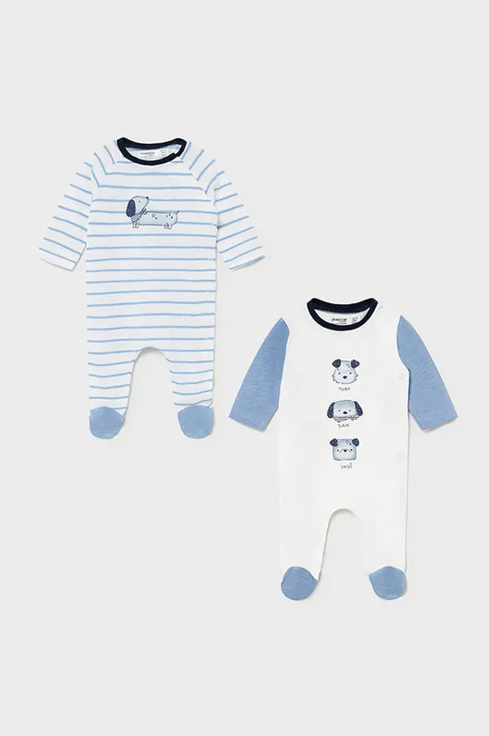 μπλε Mayoral Newborn - Φόρμες με φουφούλα μωρού 55-86 cm (2-pack) Για αγόρια