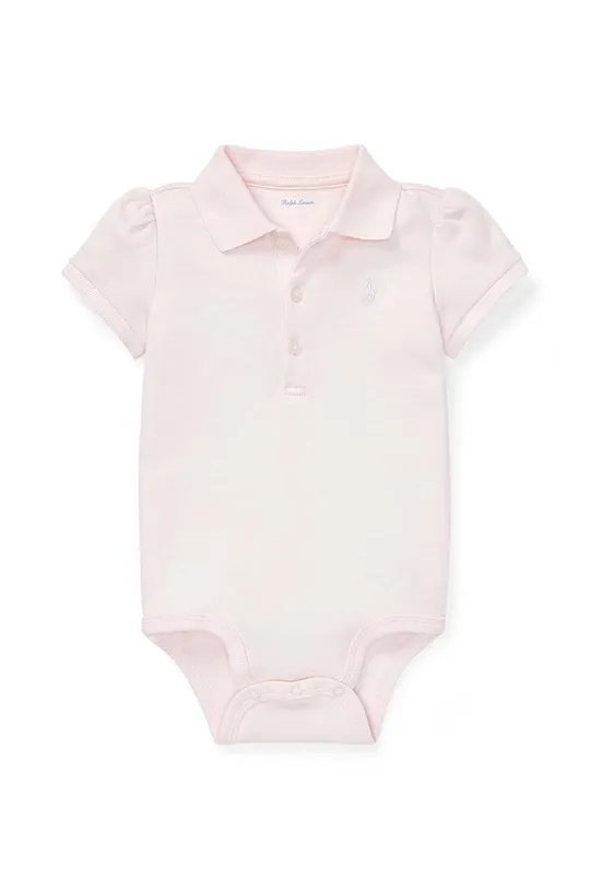 roza Polo Ralph Lauren body za dojenčka 62-80 cm Dekliški