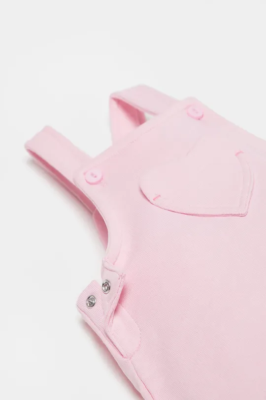 OVS Spodnie niemowlęce różowy