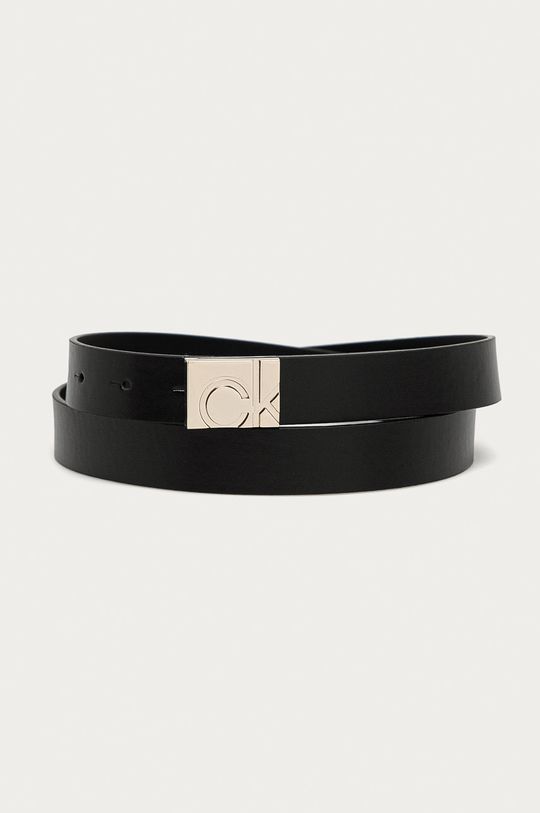 černá Calvin Klein - Kožený pásek Dámský