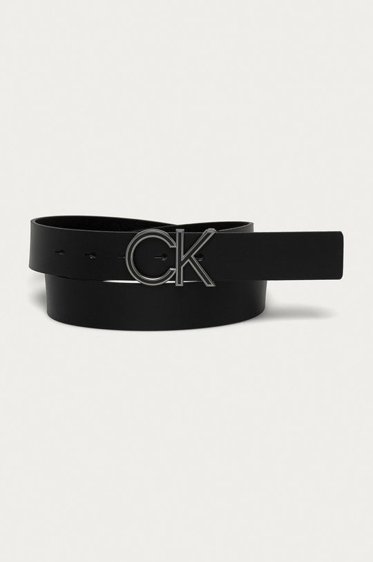 čierna Calvin Klein - Kožený opasok Pánsky