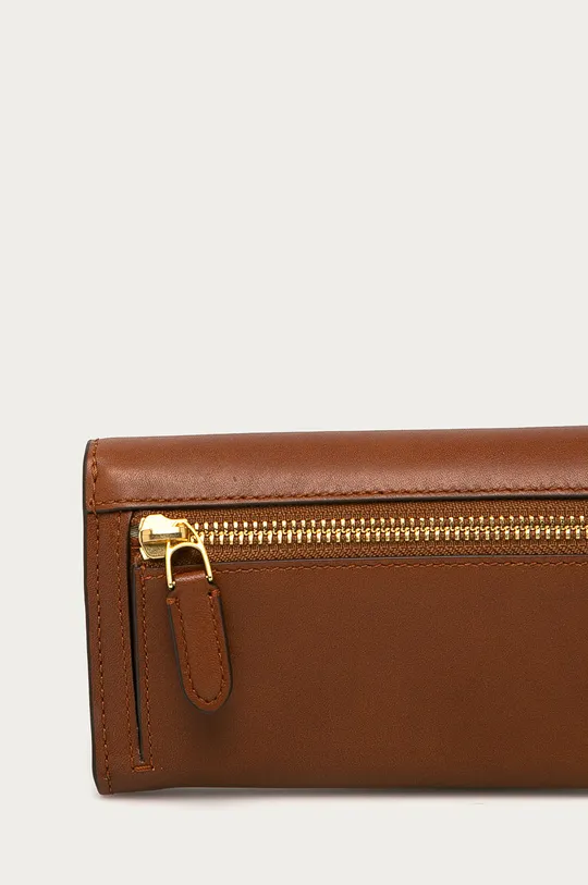 hnedá Lauren Ralph Lauren - Kožená peňaženka