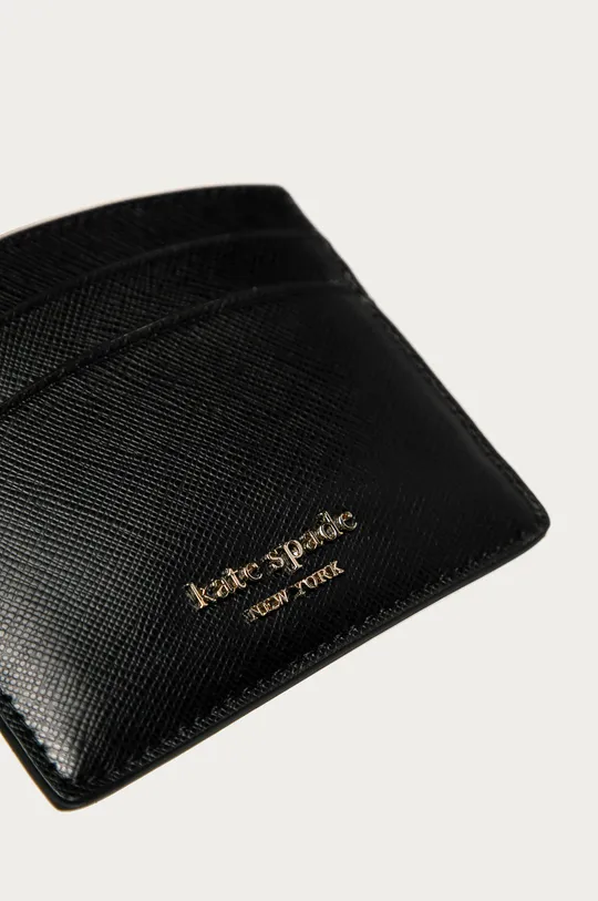 Kate Spade - Шкіряний гаманець чорний