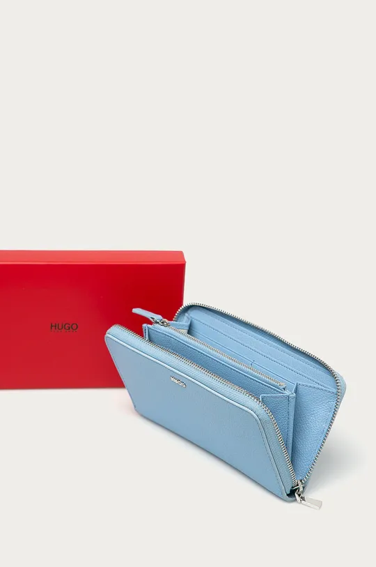 modrá Hugo - Kožená peňaženka
