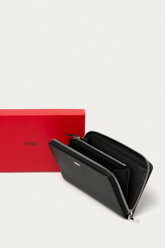 černá Hugo - Kožená peněženka