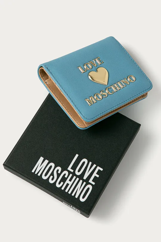 niebieski Love Moschino - Portfel