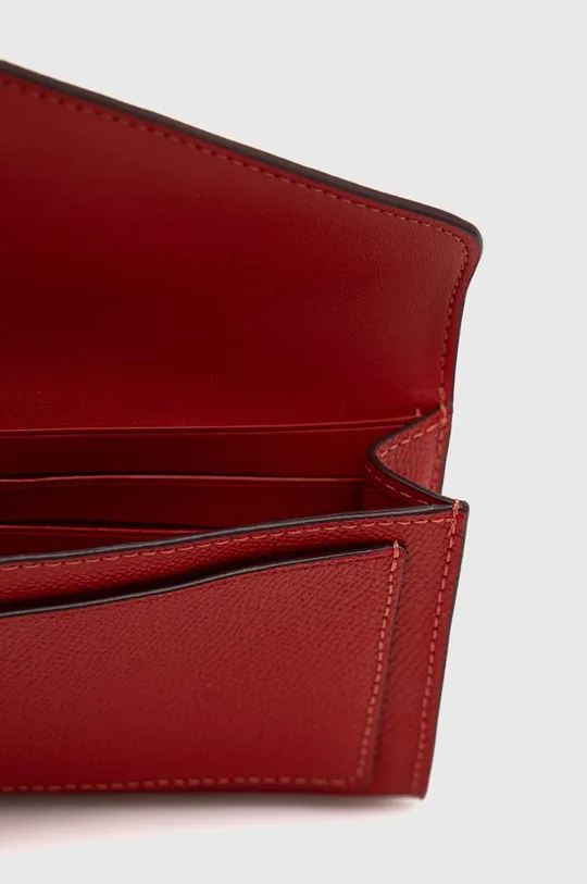 czerwony Coach portfel skórzany Wyn Soft Wallet