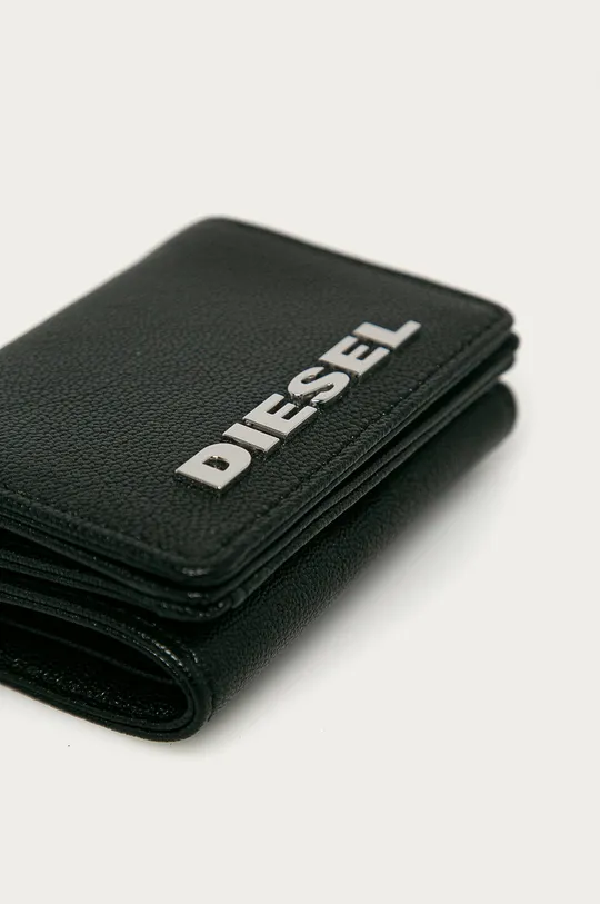 Kožená peňaženka Diesel čierna