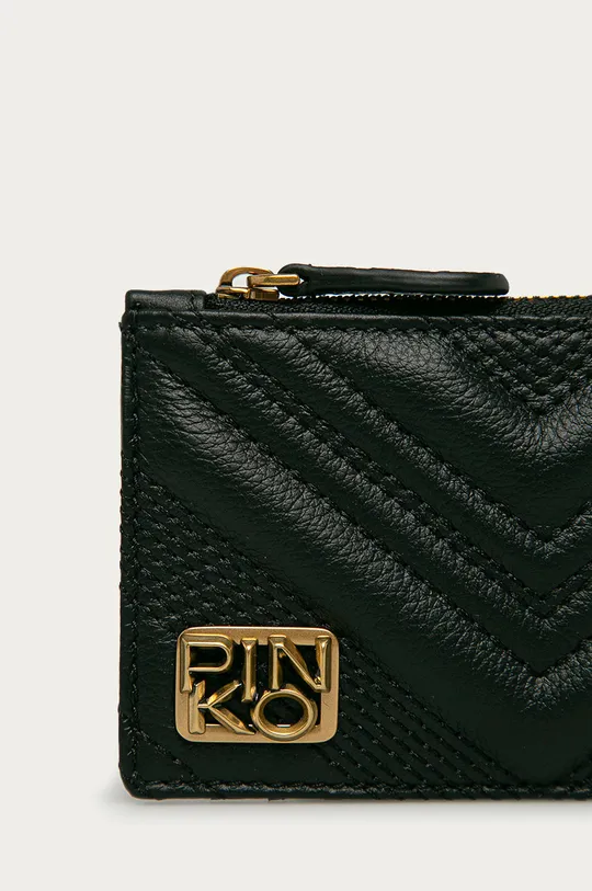 Pinko - Kožená peňaženka čierna